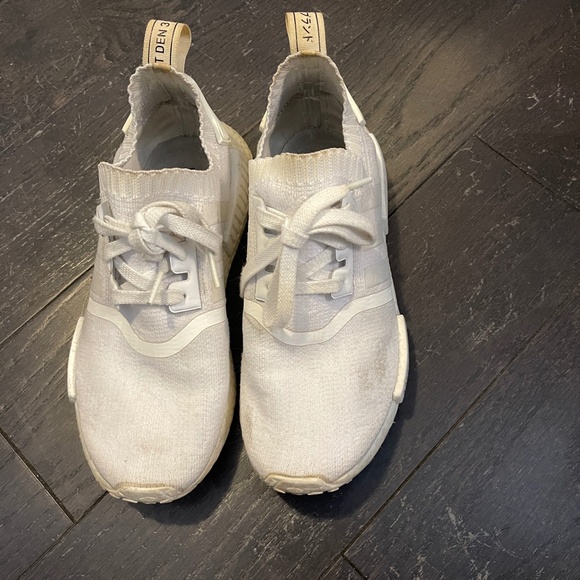 Adidas NMD R1 PK Japan Triple White Size US 6.5/ 39.5 Running Sneakers BZ0221 - Picture 4 of 9